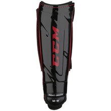Load image into Gallery viewer, CCM QuickLite QLT 170 Ball Hockey Shin Guards Senior front view
