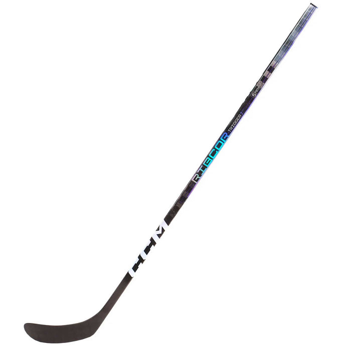 Full backhand view photo of the CCM RIBCOR Trigger 7 PRO Grip Ice Hockey Stick (Junior)