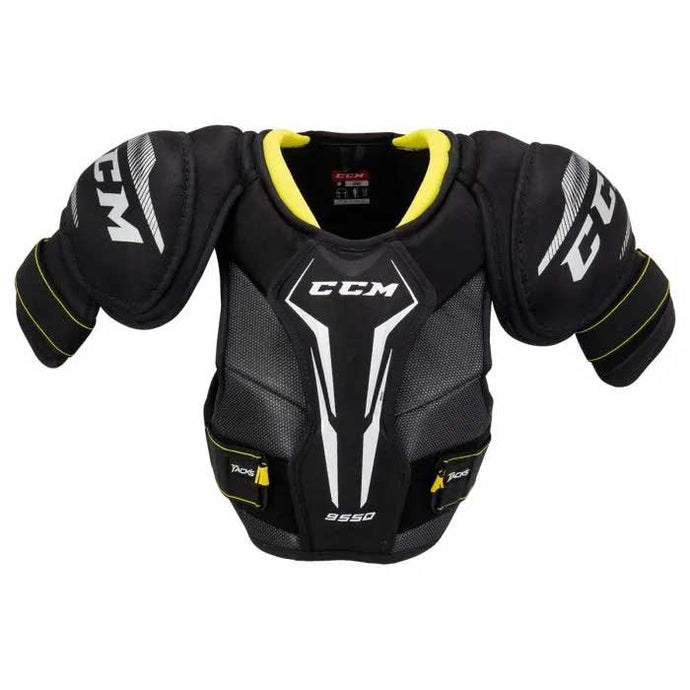 Front view picture of the CCM S21 Tacks 9550 Ice Hockey Shoulder Pads (Junior)