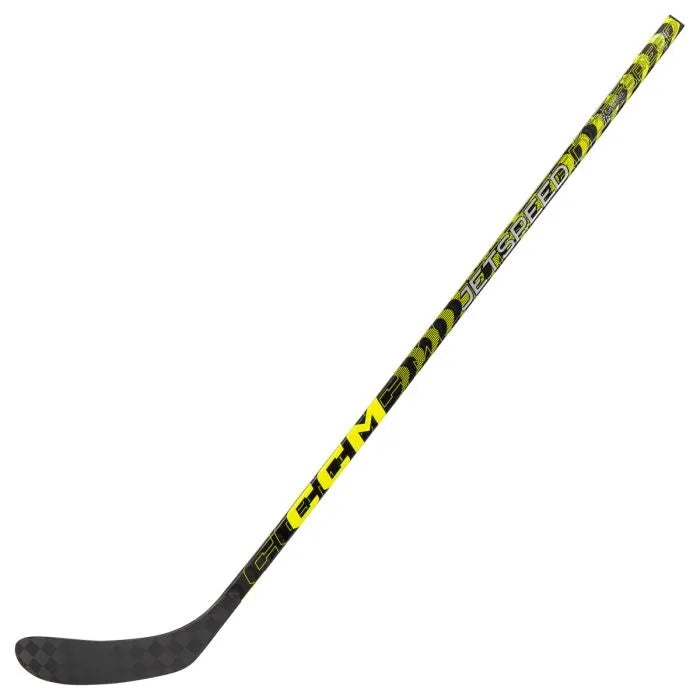 Picture of the 10 flex yellow CCM S22 Jetspeed Youth Grip Ice Hockey Stick (Youth)