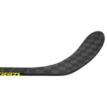 Load image into Gallery viewer, Picture of blade forehand on the CCM S22 Jetspeed Youth Grip Ice Hockey Stick (Youth)
