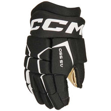Load image into Gallery viewer, Picture of the black/white CCM S22 Tacks AS 550 Ice Hockey Gloves (Youth)
