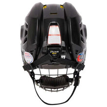 Load image into Gallery viewer, Back picture of a black CCM Tacks 310 Combo Ice Hockey Helmet
