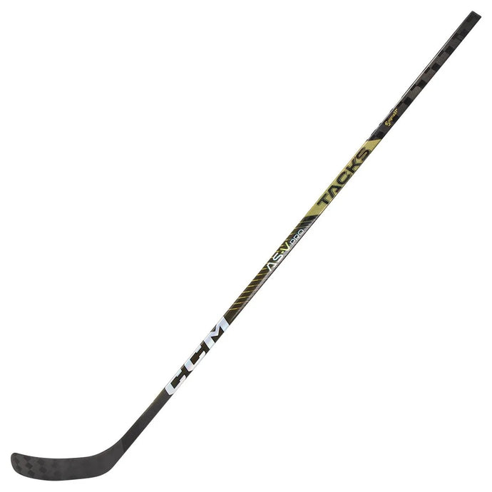 Full backhand view of the CCM Tacks AS-V Pro Grip Ice Hockey Stick (Senior)