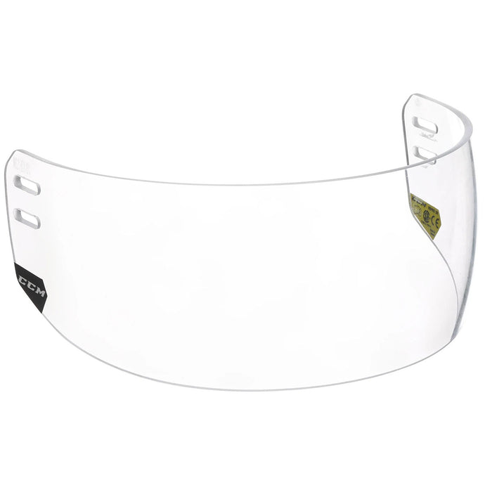 CCM VR Pro Straight Certified Ice Hockey Visor close up of just visor