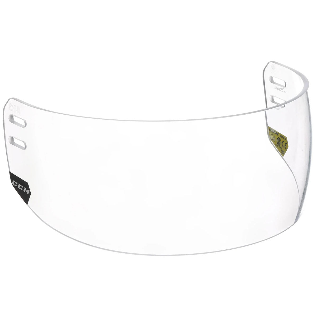 CCM VR Pro Straight Certified Ice Hockey Visor close up of just visor