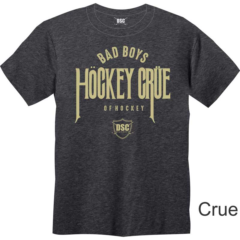 Full view of DSC Hockey ADULT Graphic T-Shirt (Crue)