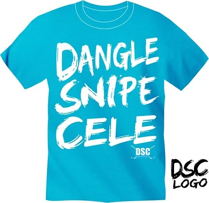 DSC Hockey YOUTH T-Shirt (Logo) full view - dangle, snipe, cele!
