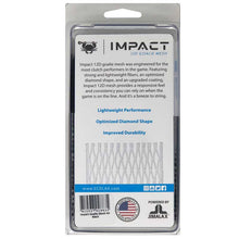 Load image into Gallery viewer, Picture of product details for the ECD Lacrosse Impact 12D Goalie Mesh (Semi-Soft)
