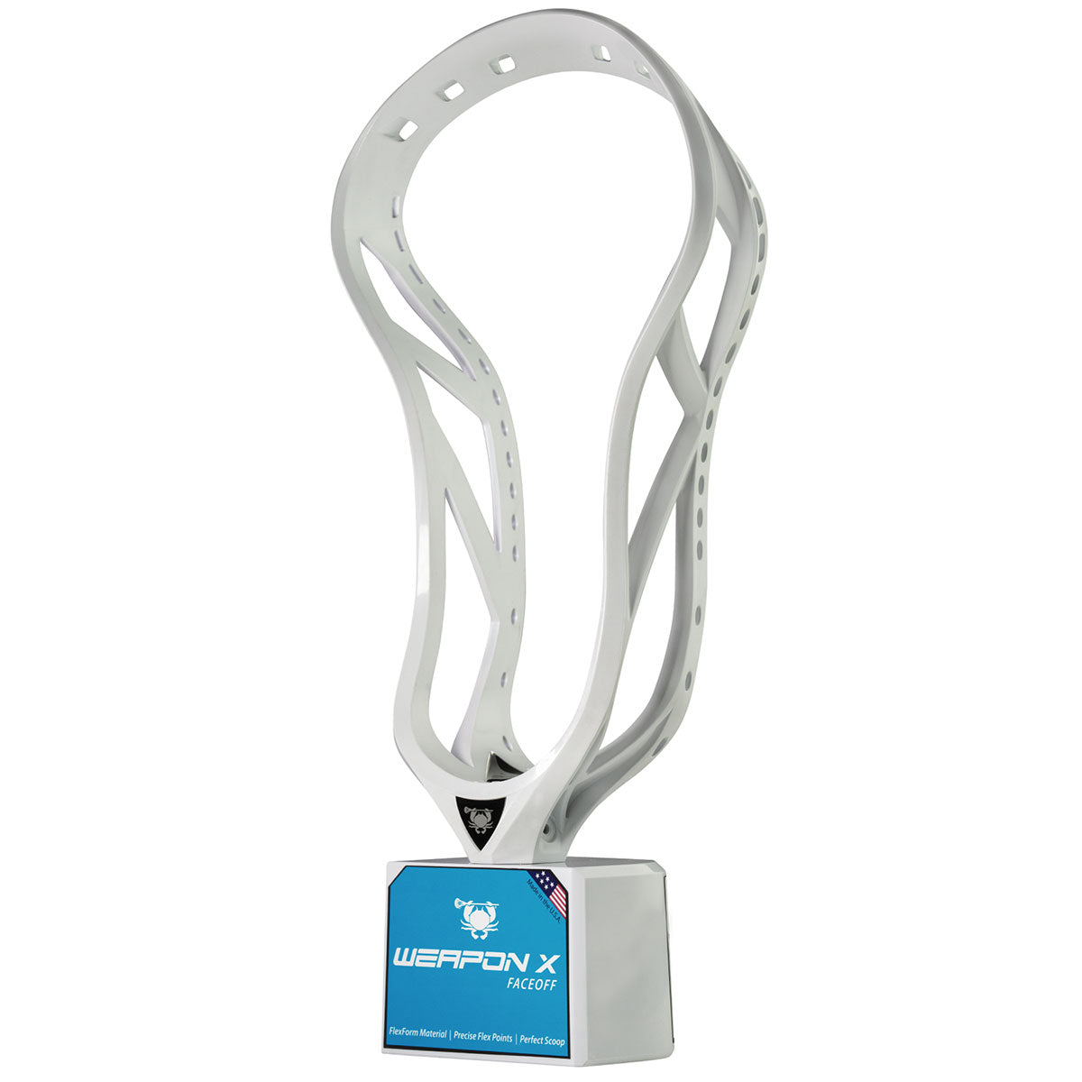 ECD Weapon X Unstrung Lacrosse Head full view
