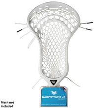 Load image into Gallery viewer, ECD Weapon X Unstrung Lacrosse Head with mesh installed (mesh not lncluded)
