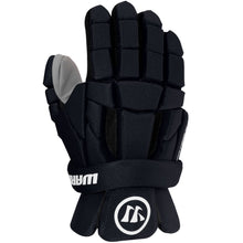 Load image into Gallery viewer, Picture of the black Warrior Fatboy Lite Lacrosse Gloves
