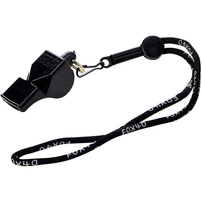 Full picture of the Fox 40 Classic Official Whistle With Breakaway Lanyard