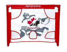 Load image into Gallery viewer, Hockey Canada PVC Mini Net/Target/2 Sticks
