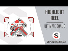 Load and play video in Gallery viewer, YouTube video clip of the Snipers Edge Hockey Ultimate Goalie Shooter Tutor
