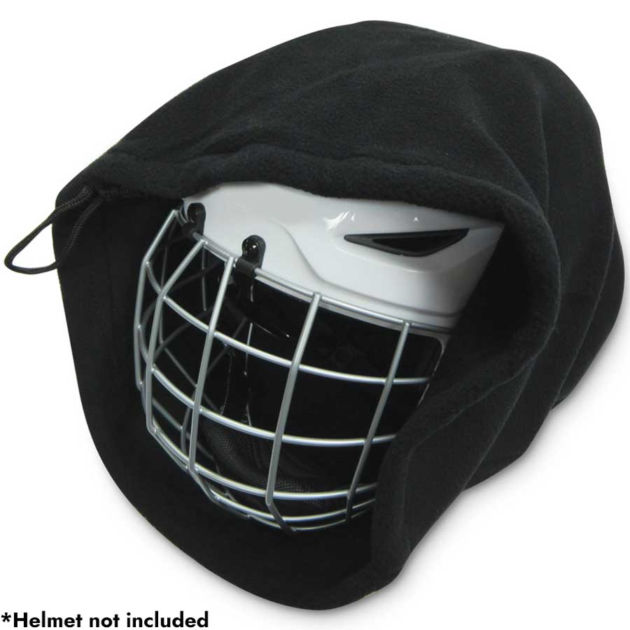 Picture of hockey helmet inside the Lowry Ice Hockey Helmet Bag, Black (LHB)