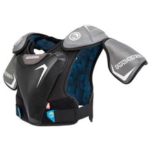 Load image into Gallery viewer, Maverik Charger EKG Lacrosse Shoulder Pads front and side view of caps and bicep pads
