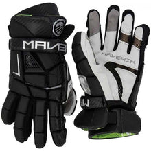 Load image into Gallery viewer, Picture of the black Maverik M5 Men&#39;s Lacrosse Gloves
