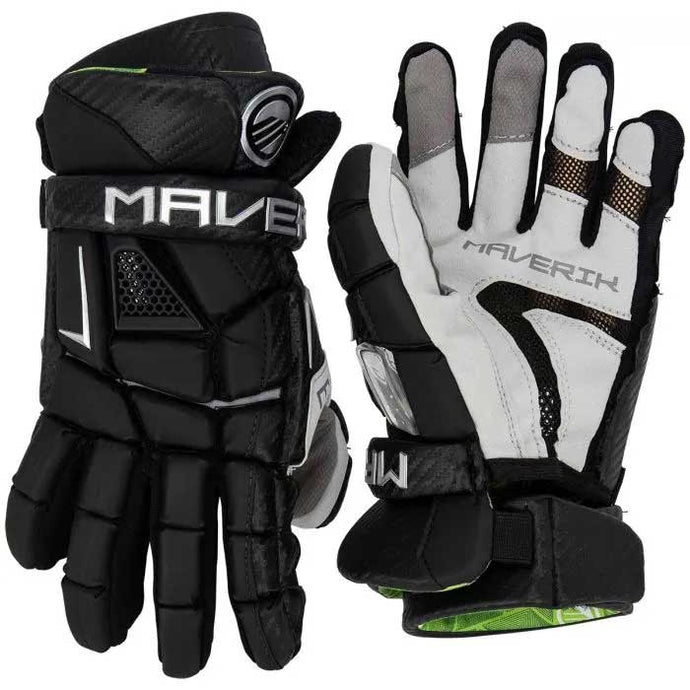 Picture of the black Maverik M5 Men's Lacrosse Gloves