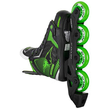 Load image into Gallery viewer, Picture of the boot, chassis, wheels on the Mission S21 Lil Ripper Adjustable Roller Hockey Skate (Junior)
