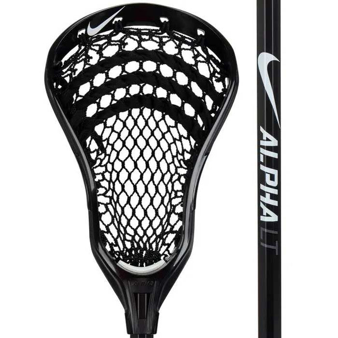 Picture of the black Nike Alpha LT Beginner Complete Lacrosse Stick