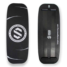 Load image into Gallery viewer, Picture of front and back of the board on the Snipers Edge Hockey Balance Board
