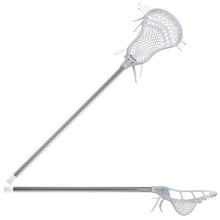 Load image into Gallery viewer, Picture of white/silver StringKing Boys&#39; Starter Junior Complete Lacrosse Stick

