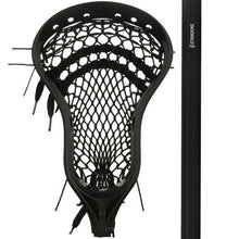 Load image into Gallery viewer, Closeup picture of the head and shaft on the StringKing Complete 2 Intermediate Attack Lacrosse Stick
