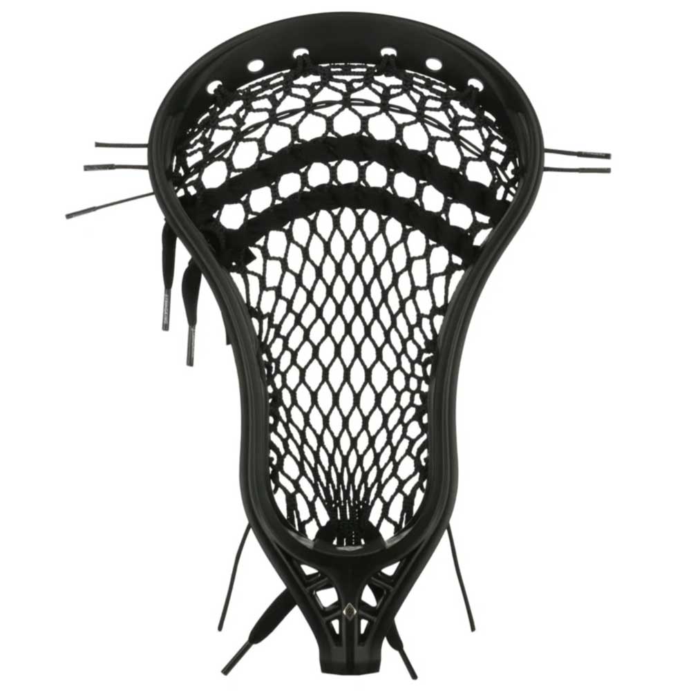 Picture of the black/black/black StringKing Mark 2A Offense Strung Lacrosse Head