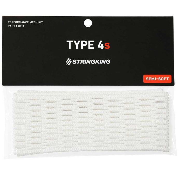 StringKing Type 4s Performance Lacrosse Mesh Kit in retail packaging