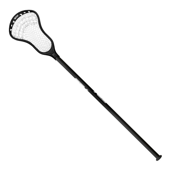 Picture of the black STX Stallion U 550 Fiber Composite Complete Lacrosse Stick