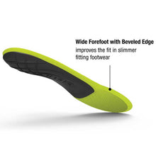 Load image into Gallery viewer, Wide Forefoot with Beveled Edge on the Superfeet Carbon Fiber Insoles for Running Shoes or Cleats
