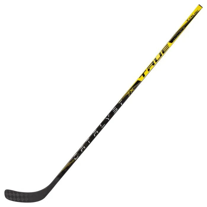 Full backhand picture of the TRUE Catalyst 7X Grip Ice Hockey Stick (Senior)