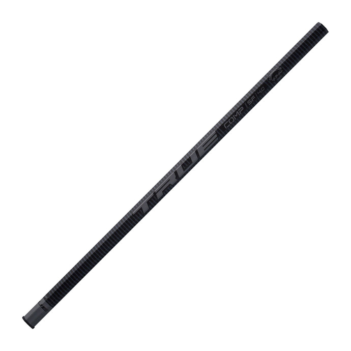 Picture of the black True COMP 4.0 Constrictor Grip Attack Lacrosse Shaft