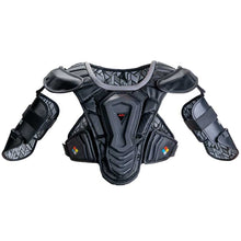Load image into Gallery viewer, True HZRDUS Box Lacrosse Shoulder Pads full front view
