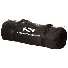 Load image into Gallery viewer, Picture of the front of the True Temper Lacrosse Duffle Bag (Black)
