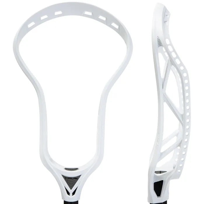 True Vektr Unstrung Lacrosse Head front and side view
