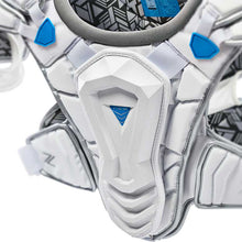 Load image into Gallery viewer, Picture of NOCSAE commotio cordis performance standard on the True Zerolyte Lacrosse Shoulder Pads
