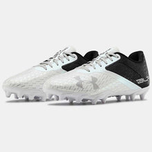 Load image into Gallery viewer, Under Armour Men&#39;s Blur Select Low MC Lacrosse Cleats front and side view
