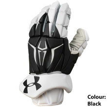 Load image into Gallery viewer, Under Armour Command Pro 2 Box Lacrosse Gloves in black
