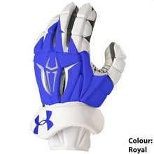 Load image into Gallery viewer, Under Armour Command Pro 2 Box Lacrosse Gloves in royal
