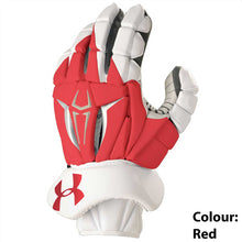 Load image into Gallery viewer, Under Armour Command Pro 2 Box Lacrosse Gloves in red

