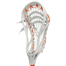 Load image into Gallery viewer, Warrior Burn Junior Complete Lacrosse Stick (Multi-Color) side view of stung head
