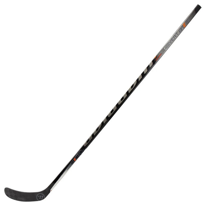 Full backhand view picture of the Warrior Covert QRE 10 *Silver* Grip Ice Hockey Stick (Senior)