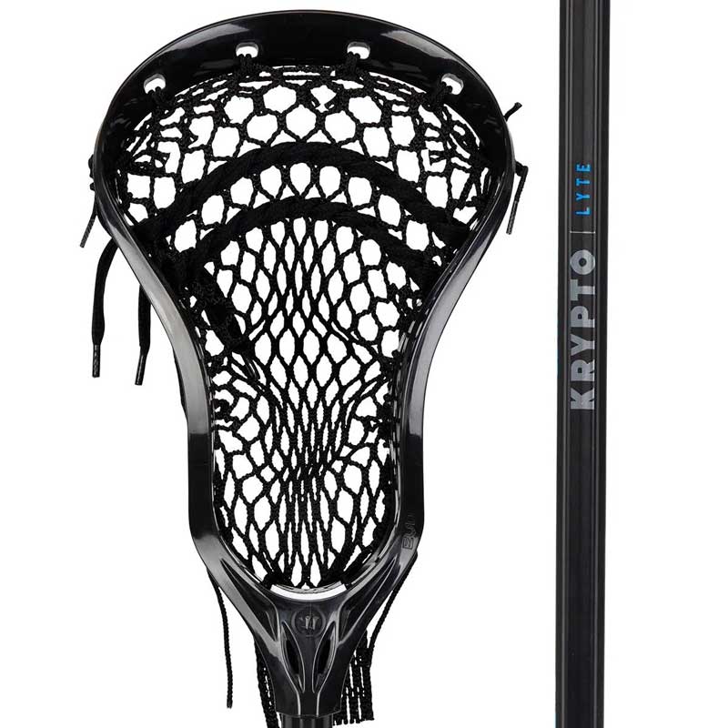 Picture of the black Warrior EVO Attack Complete Lacrosse Stick