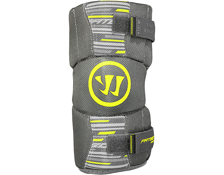 Warrior Fatboy Next Youth Lacrosse Elbow Guards close up