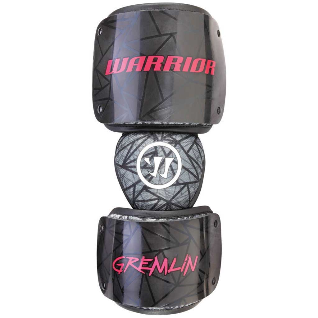 Front view picture of the Warrior Gremlin Fatboy Lacrosse Elbow Guards (Youth)