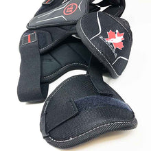 Load image into Gallery viewer, Warrior Team Canada Lacrosse Shoulder Pads (Youth) close up of bicep pads
